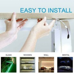 16ft 100ft LED Strip Light Music Sync Bluetooth 5050 RGB Room Light w/ Remote US