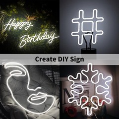 12V Flexible LED Strip Waterproof Sign Neon Lights Silicone Tube 10m-50m XMAS