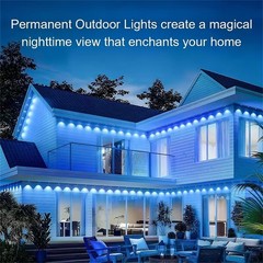 100FT RGB Outdoor Waterproof Smart LED Eaves & Roof Lights