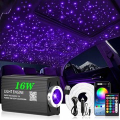 500Pcs*2M Car Headliner Star Light kit shooting star Ceiling Light