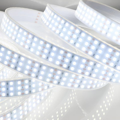 16.4Ft Super Bright Triple Row LED Strip Lights, Daylight White 6000K DC12V