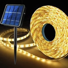 Upgraded Solar LED Strip Flexible Lights 8 Lights Mode Waterproof Outdoor Decor
