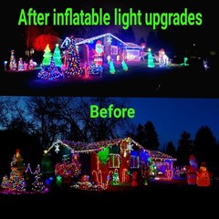 Energy-Saving 20 LED Modules, 9.8 Ft Waterproof White Lights for All Occasions