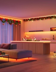 (2 strips × 32.8 feet) LED light strips, colour-changing light strips