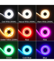 Free Cut FCOB LED Strip 24V 12V DC 8mm RA 90+ Dimmable Flexible 528LEDs