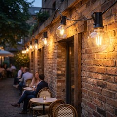100FT Outdoor String Lights LED Patio Light Waterproof Shatterproof 51 G40 Bulbs