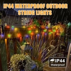 Rose Bud String Lights, 8 Modes Dimmable with Remote, 33 Ft 80 LED Light