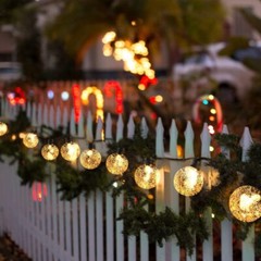 50 LED Solar String Lights Patio Party Yard Garden Wedding Waterproof Outdoor