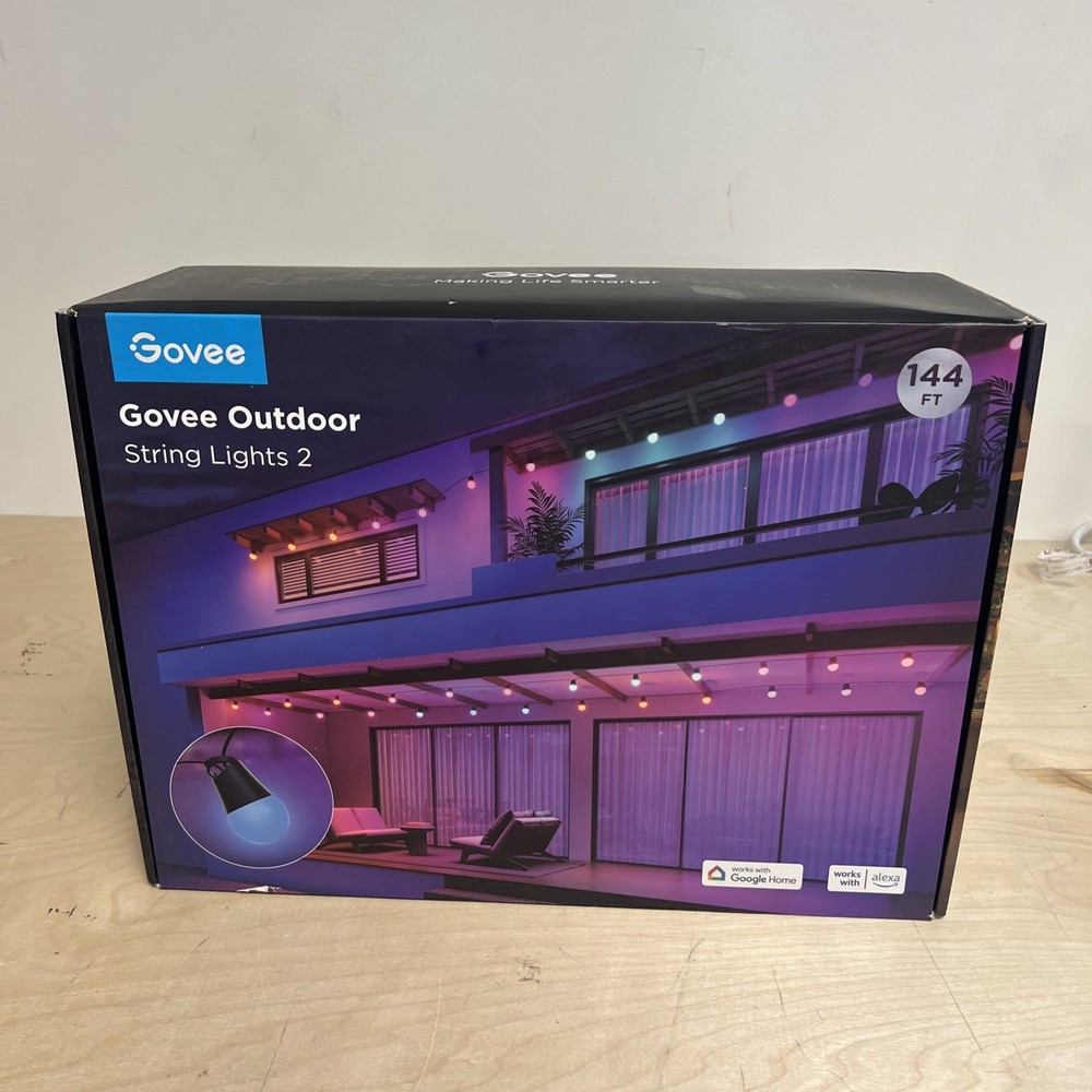 Govee Smart Outdoor String Lights 2, 144ft Outdoor Lights-A194