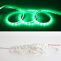 LED Light Strip Green 300LED 2835 16.4Ft Roll 5M 12V Rope Light Adhesive Back
