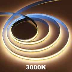 5V 12V 24V COB LED Strip Light Flexible Tape Lights DIY Indoor Cabinet Kitchen