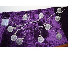 Battery Operated Heavy Crackled Glass Lights for Mood Lighting or Holidays