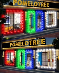 RGB LED Window Module Lights Waterproof Storefront Lights Business Decorative US