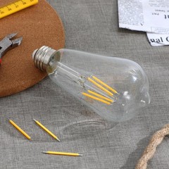 Filament Parts Hard Lamp Parts 3V Edison Bulb Supply Warm Light Filament for …