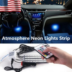 Led light strip for Cars Inside car Lighting interior Glow Full 4*36 Color US