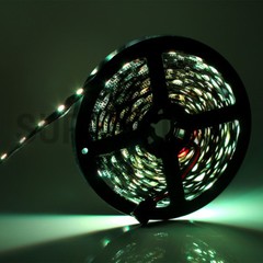 Non-Waterproof 5M 300LEDs RGB 5050 LED Strip Light Black PCB dlexible Tape Light