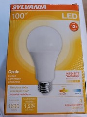 Sylvania LED A21 Soft White 100 watt equivalent Glass LED Light Bulb