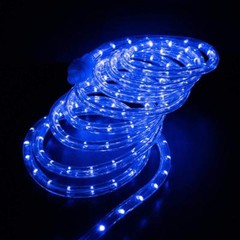 1/2″ Blue LED Rope 10ft Thick Flexible Christmas Outdoor Lighting Regular/Mode