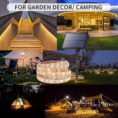 300 LED Solar Strip Light Flexible Lamp Outdoor Garden Decor Lights 8 Modes