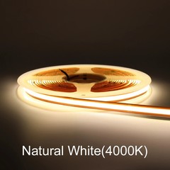 Free Cut FCOB LED Strip 24V 12V DC 8mm RA 90+ Dimmable Flexible 528LEDs