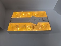 Lenox Glass Globe Led Garland 5.4 Ft Sku# 868063 New In Box