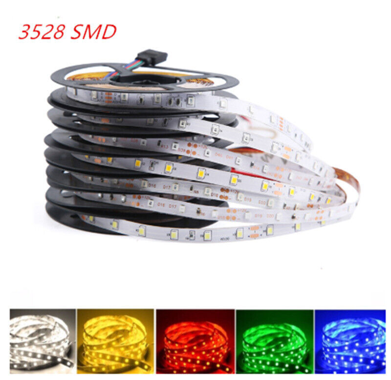 5 Meter 300Leds Non-Waterproof RGB Led Strip Light 2835 DC12V 60Leds/M Flexible