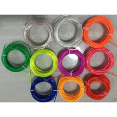Battery Operated Neon LED Lights Glow EL Wire String Strip Rope Tube Party Decor