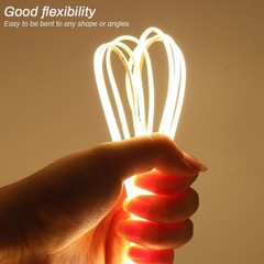 2mm COB LED Strip Light DC12V LED Strip Ribbon Lamp Tape 480leds/m Room DIY Home