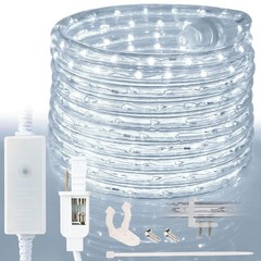 1/2″ Thick LED Rope Light 8 Mode Connectable Waterproof Ourdoor 10′-150’ft ETL