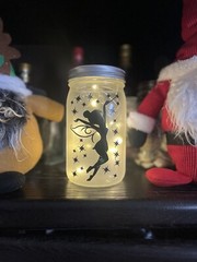 Disneys Tinkerbell Fairy lights mason jar decor