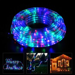 100-300Ft LED Rope Strip Light Waterproof Multi-color 4Mode Home Landscape Light