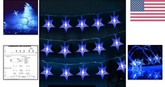 Premium LED Star String Lights – Waterproof – Energy Saving – 8 Modes