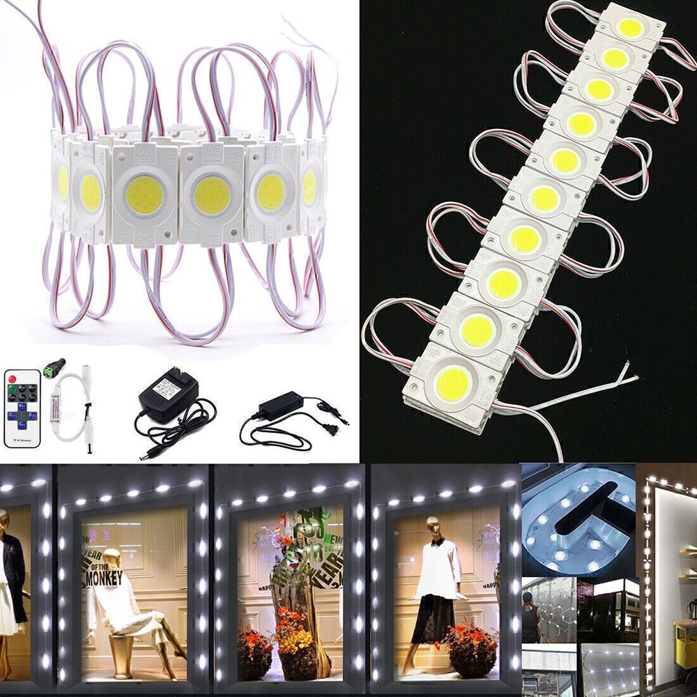 Module Injection Waterproof LED Strip Light Sign Storefront 12V LED COB Chip KIT