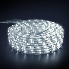 300’ Cool LED Daylight ONE-PIECE String Light, 8 mode INTERTEK 5015236, OUTDOOR