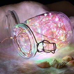 Fairy Lights with Switch 100/200 LED Plug in Copper String Light Christmas Party
