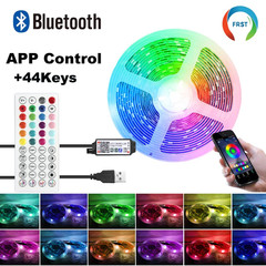Color RGB 5050 LED Strip Bluetooth Tape Decor for Room LED 10M 15M 20M 30M PC TV