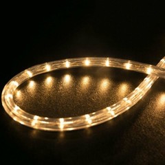 25’ft Warm White Indoor Decorative Accent Seasonal Holiday LED Rope Lights