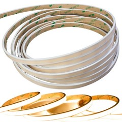 12v Waterproof COB LED Strip light, IP68 3000K 4000K + Non-Waterproof UL power