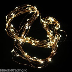 10m 32Ft 100LEDs Copper Wire LED Starry Lights Strings Fairy Lamp +Power Adapter