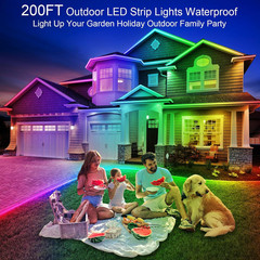 200Ft Outdoor LED Strip Lights Waterproof 1 Roll,Ip68 outside Led Light Strips w