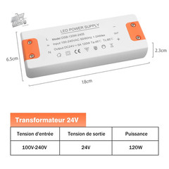 24V 2.5A 60W Power Supply Transformer 220V 24V LED Driver AC DC G4 MR16 GU5.3