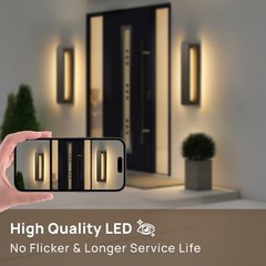 Jokaonotl 15.7 In Modern Outdoor Wall Light Fixtures 3000K Led Exterior