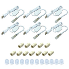 50′ 100′ 150′ 300′ Ft Waterproof LED Rope Light 110V Garden In/Outdoor Lighting