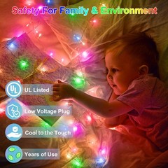 1500 LED 470FT Christmas Lights Outdoor, Christmas String Fairy Lights with T…