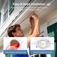 200Ft Permanent Outdoor Lights for House, App & Remote Control, RGB Smart Eaves