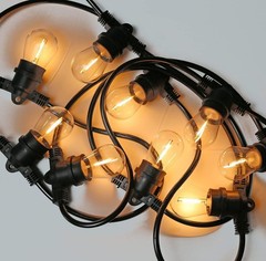 Waterproof S14 LED Light Bulbs Outdoor String Lights Replacement E26 Base 15Pack