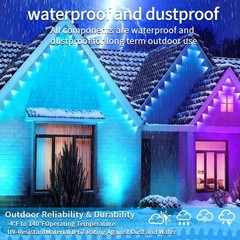 100FT RGB Outdoor Waterproof Smart LED Eaves & Roof Lights