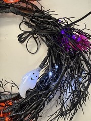 6 Ft 45 LED Halloween Willow Vine Twig Garland Decorations [8 Modes & Timer]