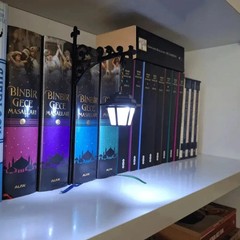 Ambient Lighting Vintage Bookshelf Lantern Light White Warm White Bookshelf Ghos