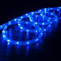 Assorted Sizes Blue LED Rope Lighting Thick Outdoor Christmas Xmas Tree